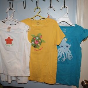 Lot of 5 Ocean themed shirts